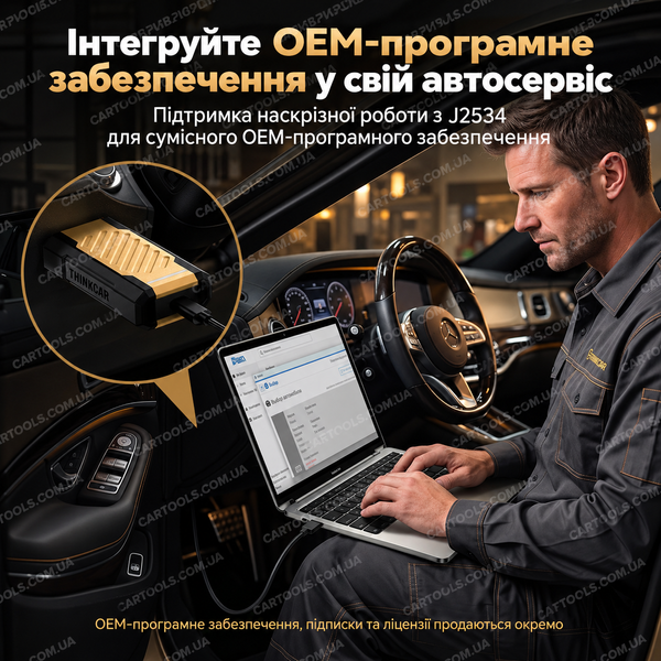 Автосканер Thinkcar Thinkscan 689BT PRO(ШІ, всі системи, 35+ сервісних функцій, безстрокові оновлення, кодування, тести, топологія, CAN FD, DoIP, J2534) 480079 фото