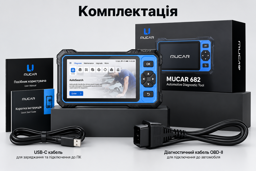 Автосканер MUCAR 682 10448 фото